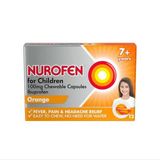 Nurofen for Children 100mg Chewable Capsules Orange