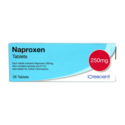 Naproxen 250mg & 500mg Tablets
