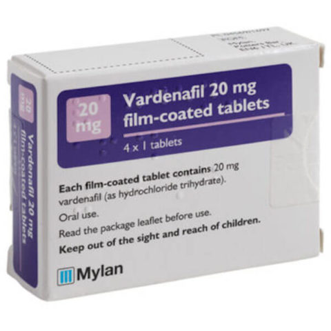 Vardenafil Tablets (5mg, 10mg & 20mg)